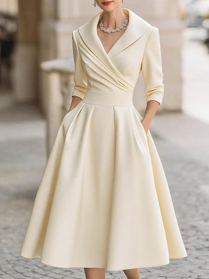 Noelia | Vestido Midi en Satén