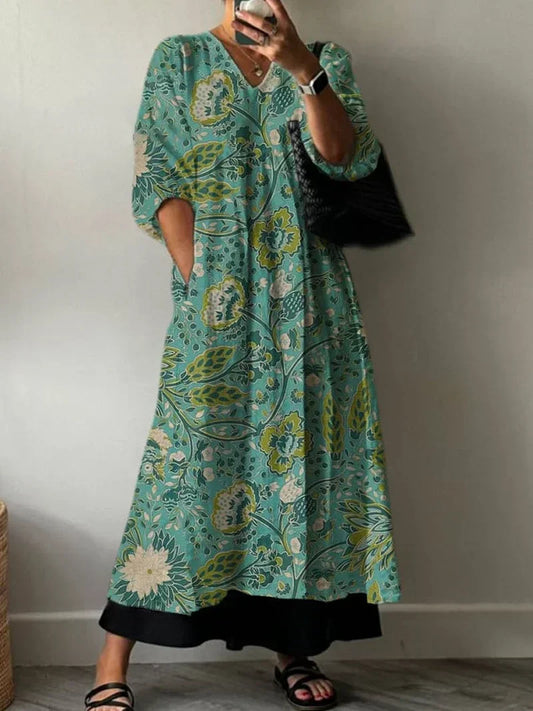 Paula Vestido Floral Elegante