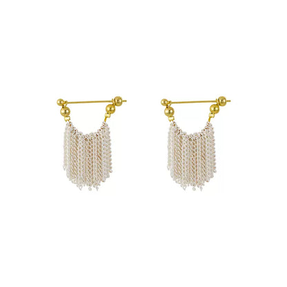 Ursa™ Pendientes, collar, pulsera con flecos en forma de cascada