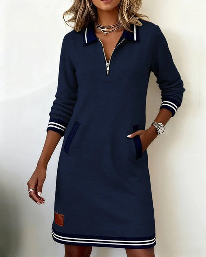 Catalina | Vestido de Algodón de Manga Larga