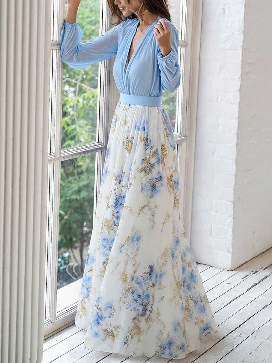 Santoro™ | Vestido largo con estampado floral